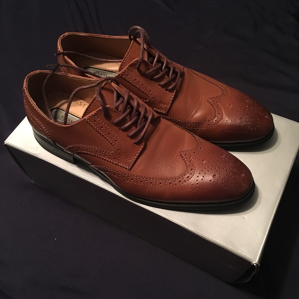 Alfani Platinum Wingtip Dress Shoes